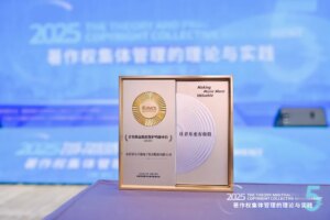 雷石获“2025音乐制品版权保护鸣谢单位”大奖